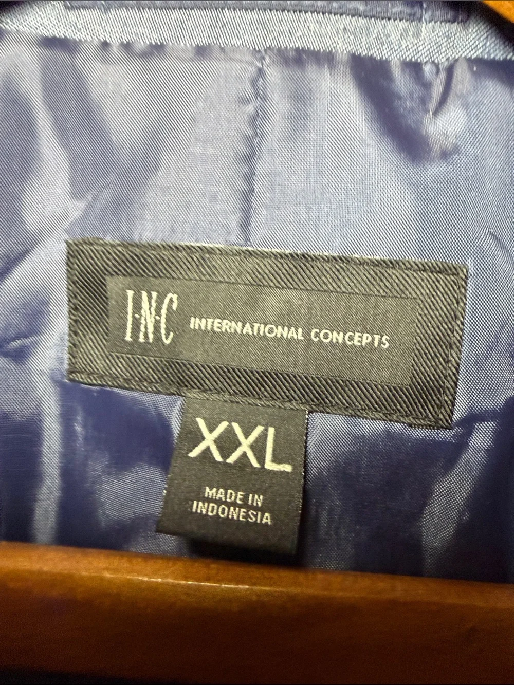 INC International Concepts Men’s Blue 2 Piece Suit XXL Jacket 38x26 Pants